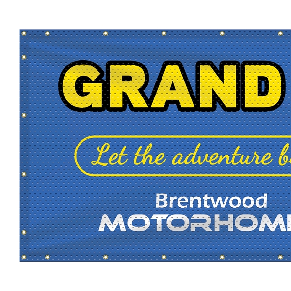 4' x 12' Polyester Mesh Banner - 4' x 12' Polyester Mesh Banner - Image 3 of 12