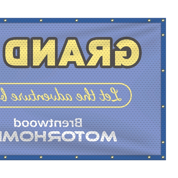 4' x 12' Polyester Mesh Banner - 4' x 12' Polyester Mesh Banner - Image 4 of 12
