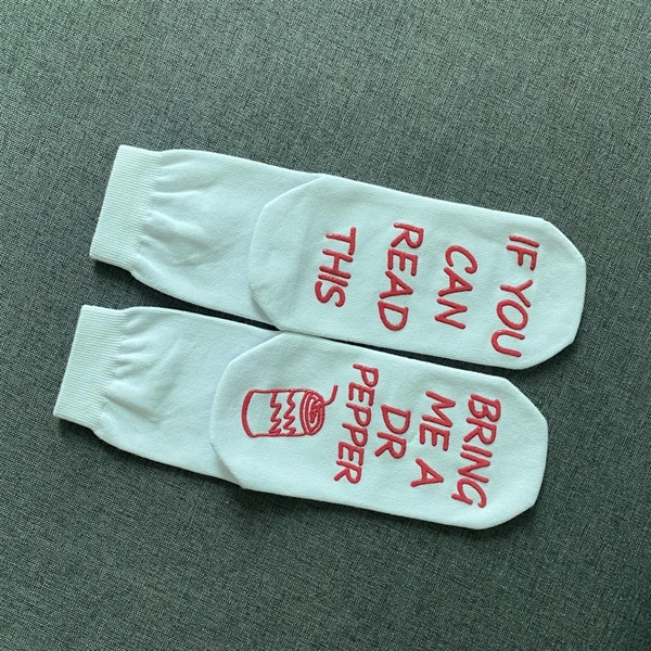 Anti Slip Grip Cotton Crew Socks - Anti Slip Grip Cotton Crew Socks - Image 5 of 5
