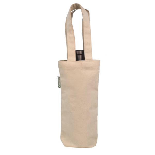 Organic Single Bottle Wine Tote - Organic Single Bottle Wine Tote - Image 1 of 1