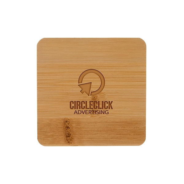 Brandon Single Bamboo Coaster - Brandon Single Bamboo Coaster - Image 0 of 1