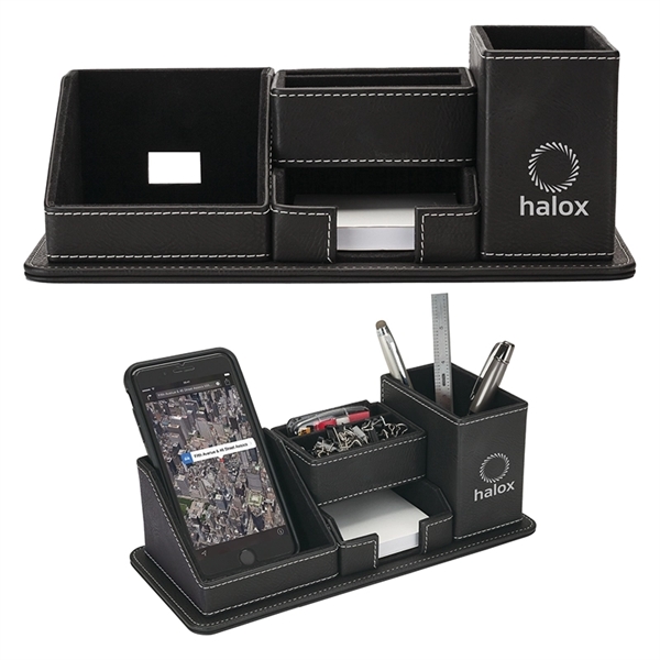 Oxford Desk Organizer w/Phone Holder - Oxford Desk Organizer w/Phone Holder - Image 1 of 1