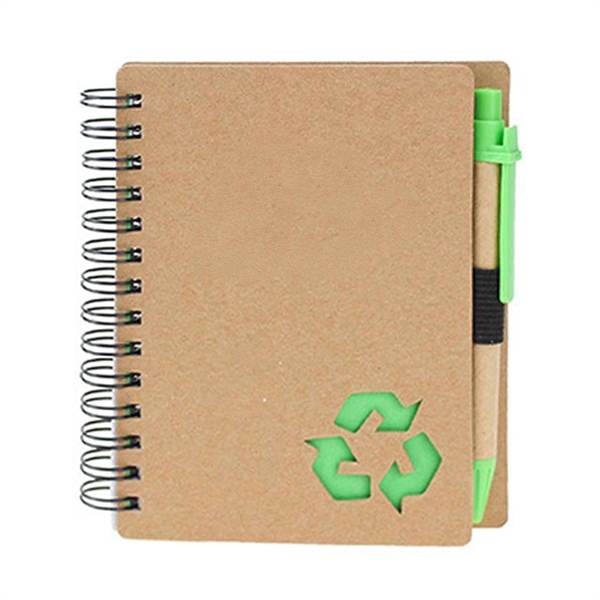 Kraft Cover Notebook With Pen - Kraft Cover Notebook With Pen - Image 1 of 1