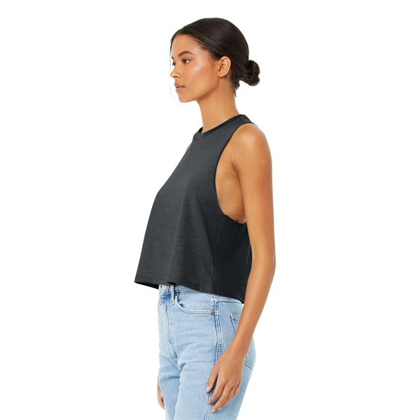 BELLA+CANVAS Women's Racerback Cropped Tank. - BELLA+CANVAS Women's Racerback Cropped Tank. - Image 13 of 40