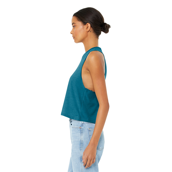 BELLA+CANVAS Women's Racerback Cropped Tank. - BELLA+CANVAS Women's Racerback Cropped Tank. - Image 14 of 40