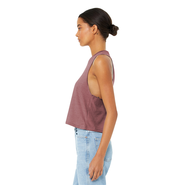 BELLA+CANVAS Women's Racerback Cropped Tank. - BELLA+CANVAS Women's Racerback Cropped Tank. - Image 15 of 40