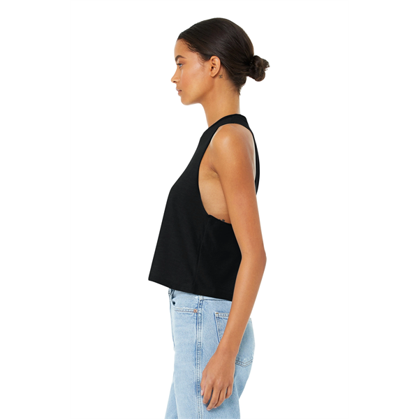 BELLA+CANVAS Women's Racerback Cropped Tank. - BELLA+CANVAS Women's Racerback Cropped Tank. - Image 17 of 40