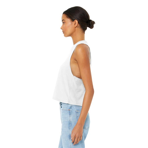 BELLA+CANVAS Women's Racerback Cropped Tank. - BELLA+CANVAS Women's Racerback Cropped Tank. - Image 18 of 40