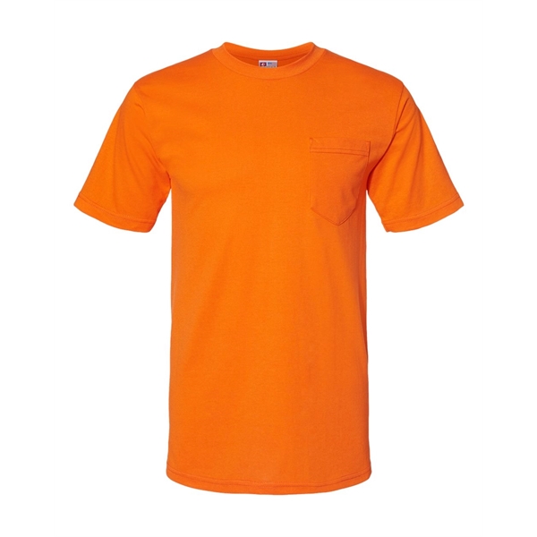 Bayside USA-Made 50/50 Pocket T-Shirt - Bayside USA-Made 50/50 Pocket T-Shirt - Image 1 of 6