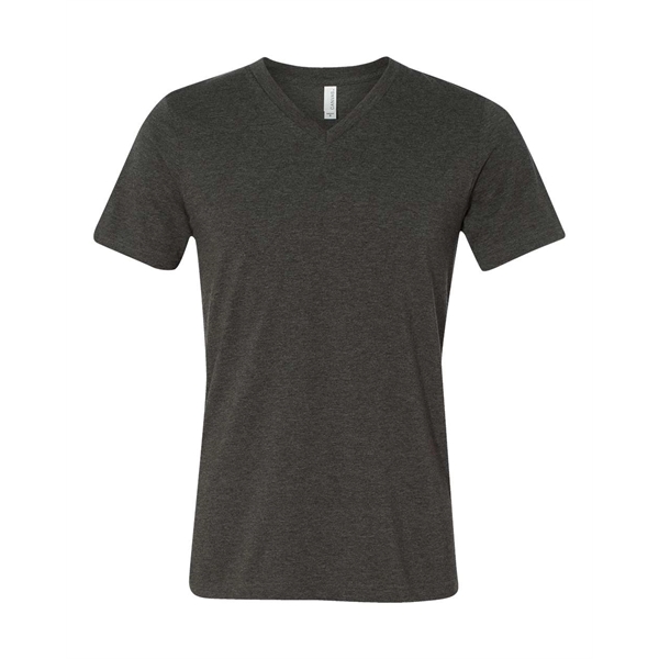 BELLA + CANVAS Heather CVC V-Neck Tee - BELLA + CANVAS Heather CVC V-Neck Tee - Image 5 of 36