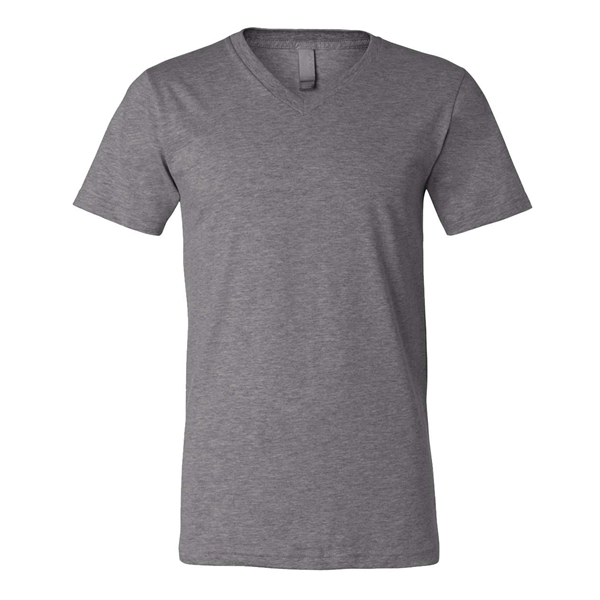 BELLA + CANVAS Heather CVC V-Neck Tee - BELLA + CANVAS Heather CVC V-Neck Tee - Image 7 of 36