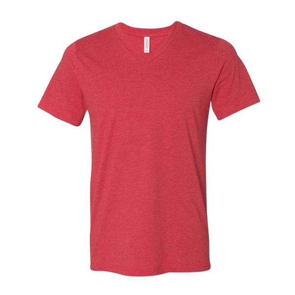 BELLA + CANVAS Heather CVC V-Neck Tee - BELLA + CANVAS Heather CVC V-Neck Tee - Image 25 of 36