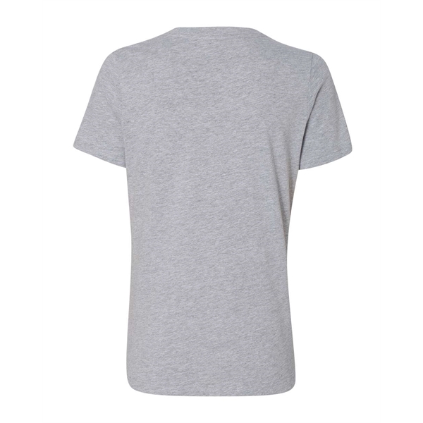BELLA + CANVAS Women's Relaxed Heather CVC V-Neck Tee - BELLA + CANVAS Women's Relaxed Heather CVC V-Neck Tee - Image 2 of 26