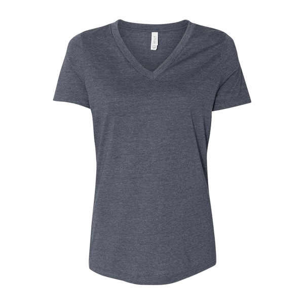 BELLA + CANVAS Women's Relaxed Heather CVC V-Neck Tee - BELLA + CANVAS Women's Relaxed Heather CVC V-Neck Tee - Image 11 of 26