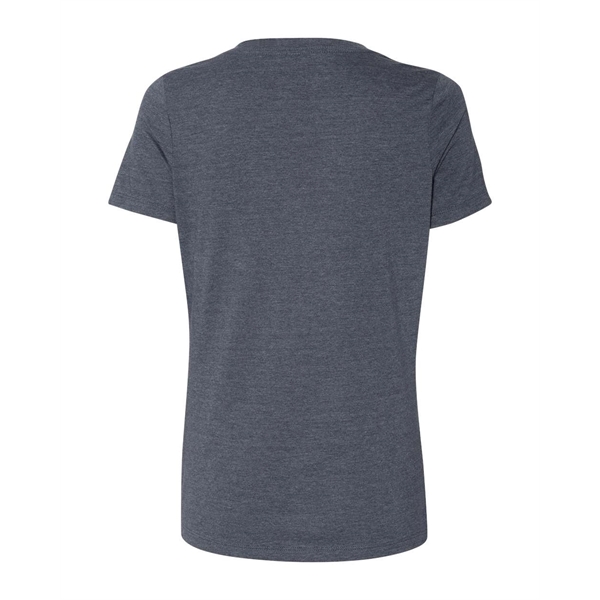 BELLA + CANVAS Women's Relaxed Heather CVC V-Neck Tee - BELLA + CANVAS Women's Relaxed Heather CVC V-Neck Tee - Image 12 of 26