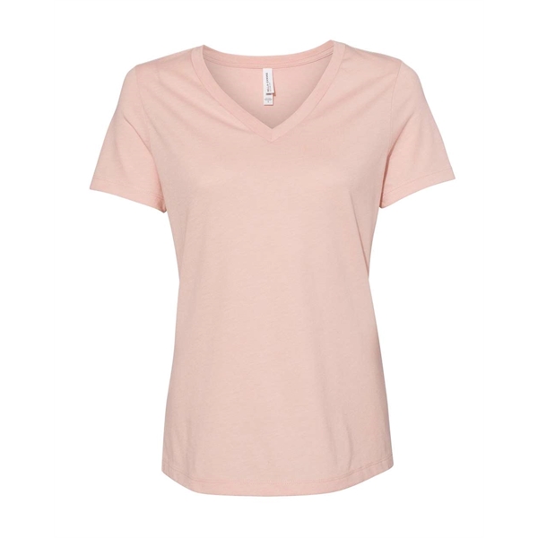 BELLA + CANVAS Women's Relaxed Heather CVC V-Neck Tee - BELLA + CANVAS Women's Relaxed Heather CVC V-Neck Tee - Image 13 of 26
