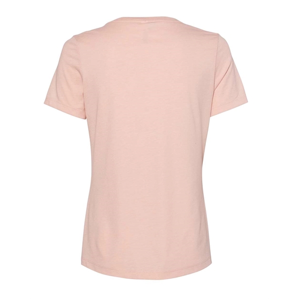 BELLA + CANVAS Women's Relaxed Heather CVC V-Neck Tee - BELLA + CANVAS Women's Relaxed Heather CVC V-Neck Tee - Image 14 of 26