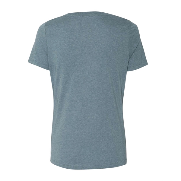 BELLA + CANVAS Women's Relaxed Heather CVC V-Neck Tee - BELLA + CANVAS Women's Relaxed Heather CVC V-Neck Tee - Image 16 of 26