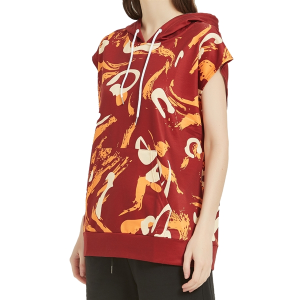 Sleeveless Pullover Hoodie - Sleeveless Pullover Hoodie - Image 3 of 4