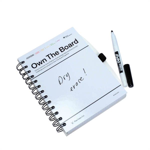 5" x 7" Dry Erase Spiral Journal - 5" x 7" Dry Erase Spiral Journal - Image 1 of 3