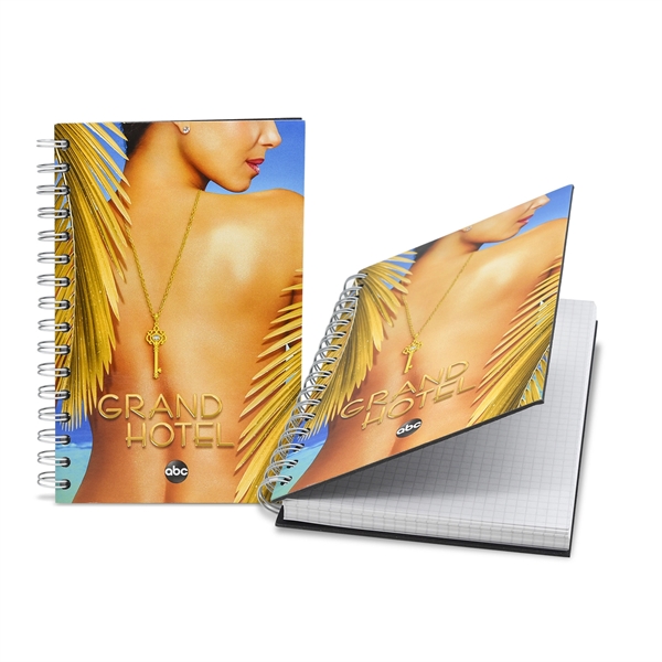 5.25" x 8.25" Full Color Laminated Spiral Journal - 5.25" x 8.25" Full Color Laminated Spiral Journal - Image 0 of 3