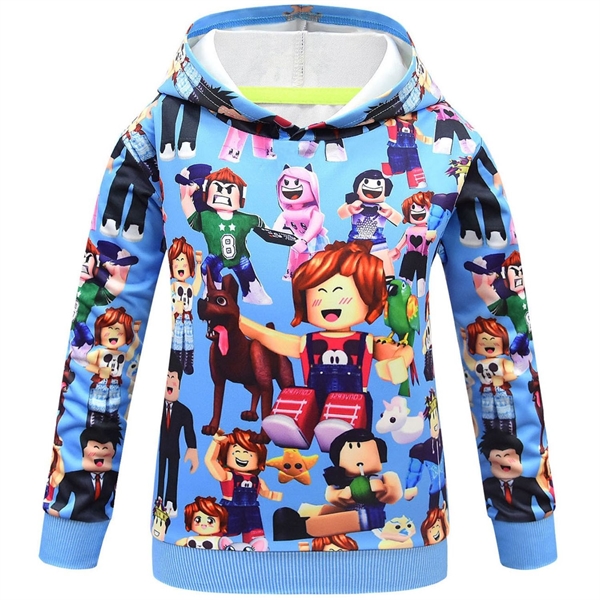 Youth 180G Poly-Cotton long sleeve hooded Sweat Shirt - Youth 180G Poly-Cotton long sleeve hooded Sweat Shirt - Image 2 of 3