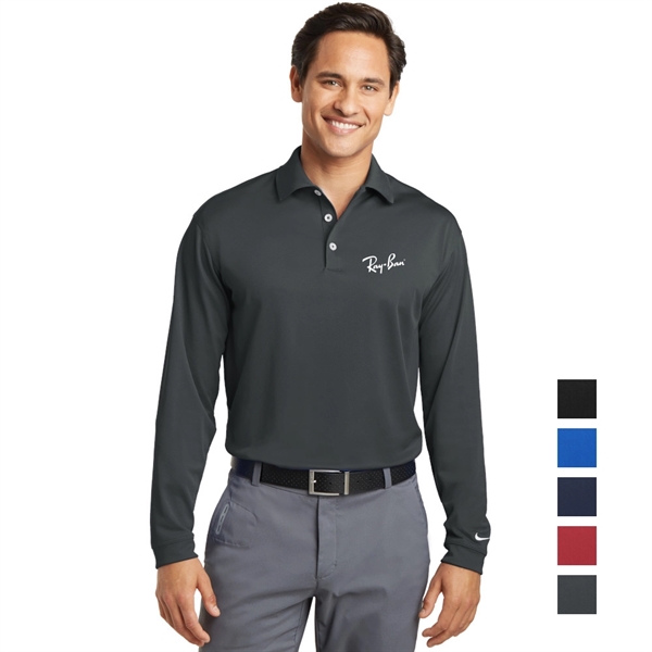 Nike Tall Long Sleeve Dri-FIT Stretch Tech Polo - Nike Tall Long Sleeve Dri-FIT Stretch Tech Polo - Image 0 of 5