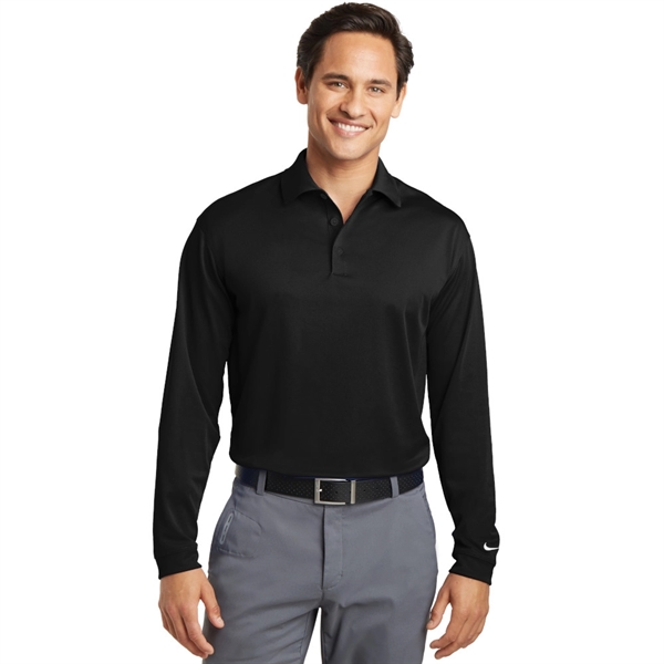 Nike Tall Long Sleeve Dri-FIT Stretch Tech Polo - Nike Tall Long Sleeve Dri-FIT Stretch Tech Polo - Image 2 of 5