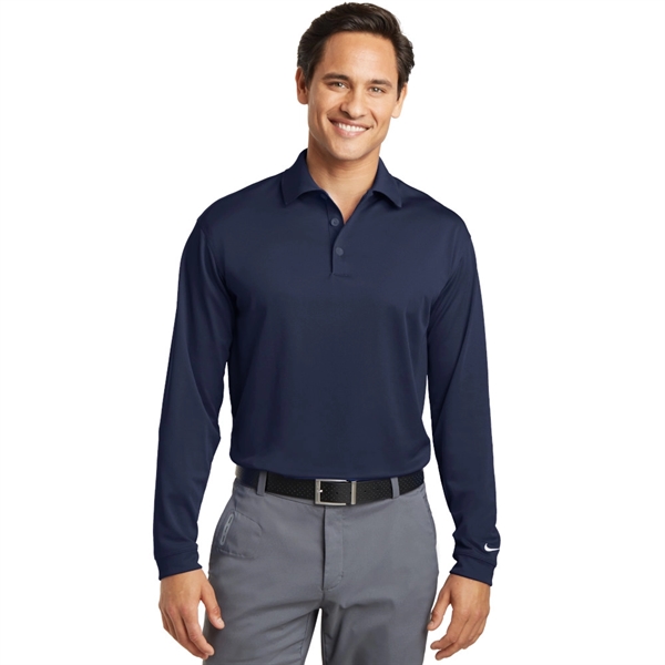 Nike Tall Long Sleeve Dri-FIT Stretch Tech Polo - Nike Tall Long Sleeve Dri-FIT Stretch Tech Polo - Image 4 of 5