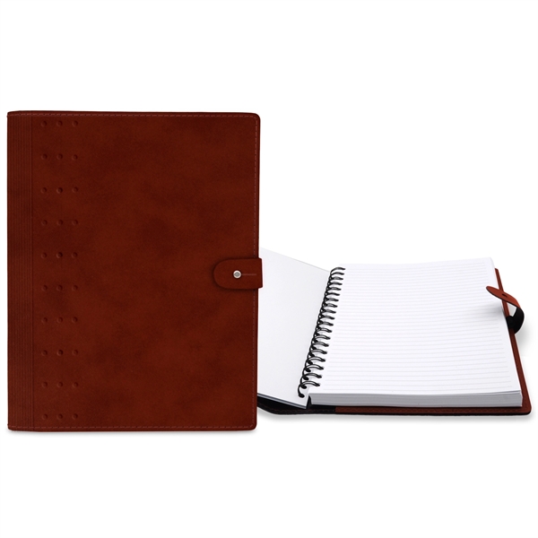 7" x 10" Madison Avenue Leather Refillable Journal - 7" x 10" Madison Avenue Leather Refillable Journal - Image 3 of 9