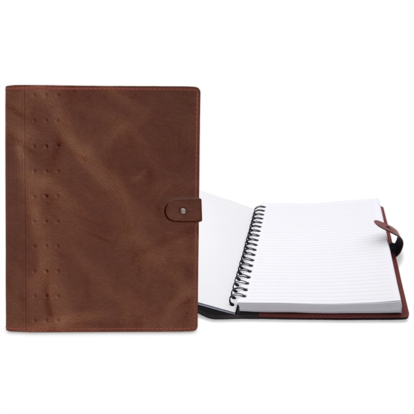 7" x 10" Madison Avenue Leather Refillable Journal - 7" x 10" Madison Avenue Leather Refillable Journal - Image 8 of 9