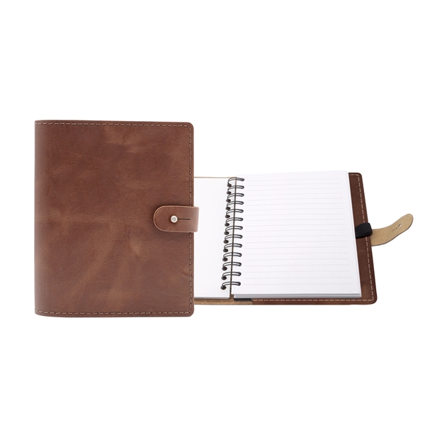 5" x 7" Madison Avenue Leather Refillable Journal - 5" x 7" Madison Avenue Leather Refillable Journal - Image 8 of 9