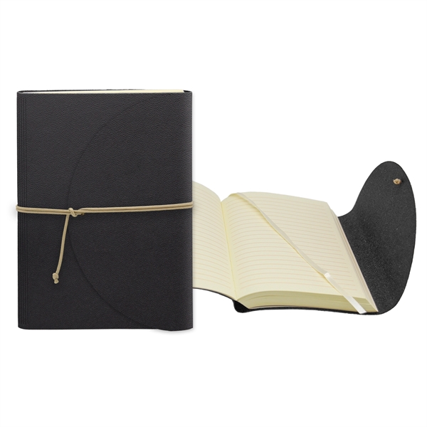 4.75" x 6.75" Leather Perfect Flap Book - 4.75" x 6.75" Leather Perfect Flap Book - Image 1 of 9