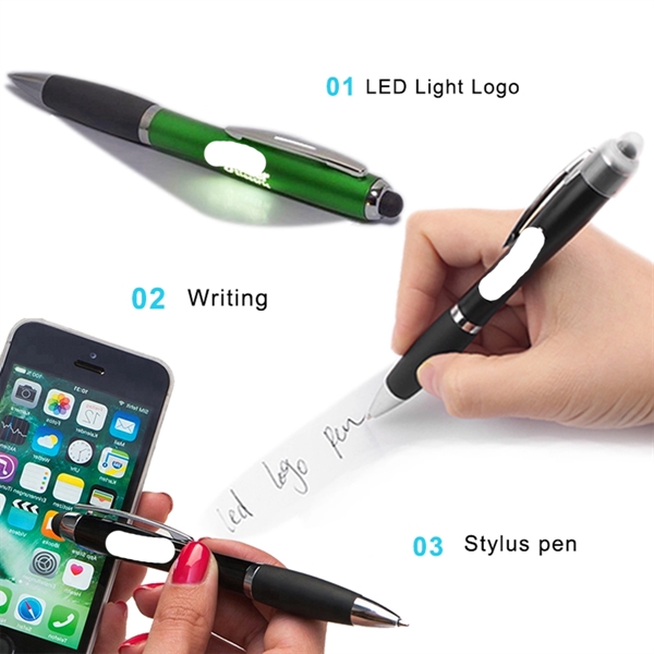 LED Lighting Up Touch Screen Pen - LED Lighting Up Touch Screen Pen - Image 1 of 2