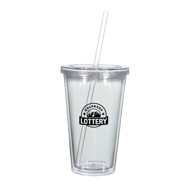 16 Oz. Newport Acrylic Tumbler - 16 Oz. Newport Acrylic Tumbler - Image 6 of 28