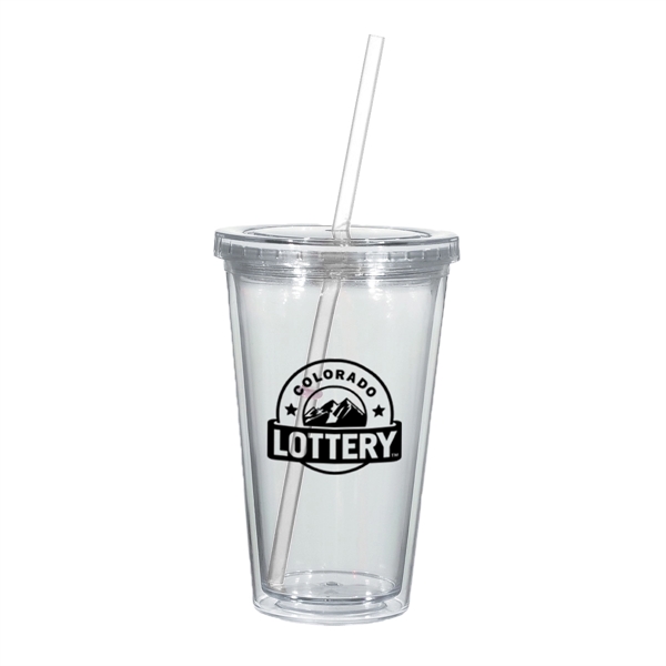 16 Oz. Newport Acrylic Tumbler - 16 Oz. Newport Acrylic Tumbler - Image 20 of 28