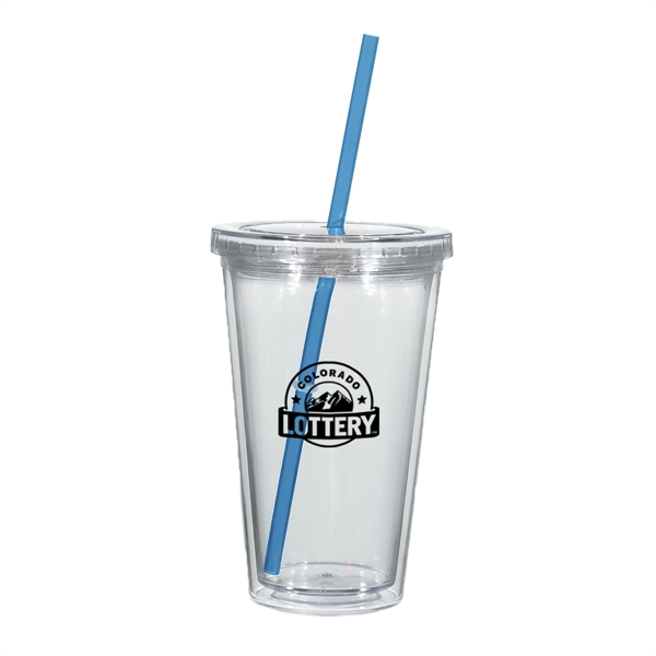 16 Oz. Newport Acrylic Tumbler - 16 Oz. Newport Acrylic Tumbler - Image 26 of 28