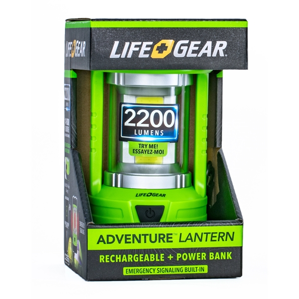 LifeGear USB rechargeable Lantern and Power Bank - LifeGear USB rechargeable Lantern and Power Bank - Image 2 of 6