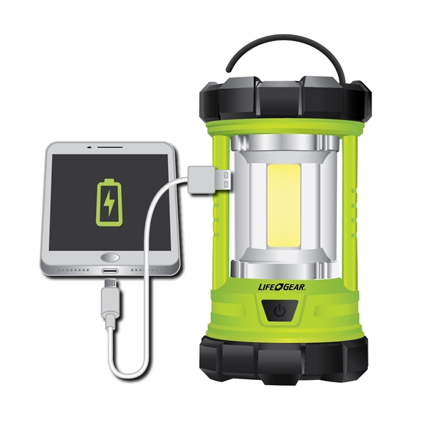 LifeGear USB rechargeable Lantern and Power Bank - LifeGear USB rechargeable Lantern and Power Bank - Image 0 of 6