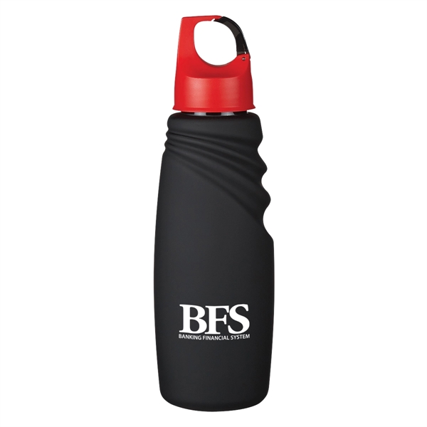 24 Oz. Matte Finish Crest Carabiner Sports Bottle - 24 Oz. Matte Finish Crest Carabiner Sports Bottle - Image 8 of 11