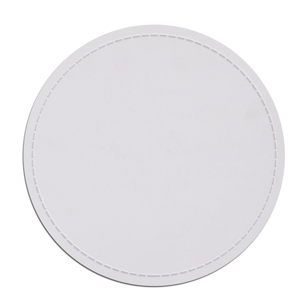 4" Premium Leather Round Coaster - 4" Premium Leather Round Coaster - Image 13 of 13