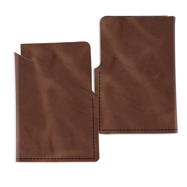 VERTICAL LEATHER BUSINESS CARDS WALLET - VERTICAL LEATHER BUSINESS CARDS WALLET - Image 9 of 10