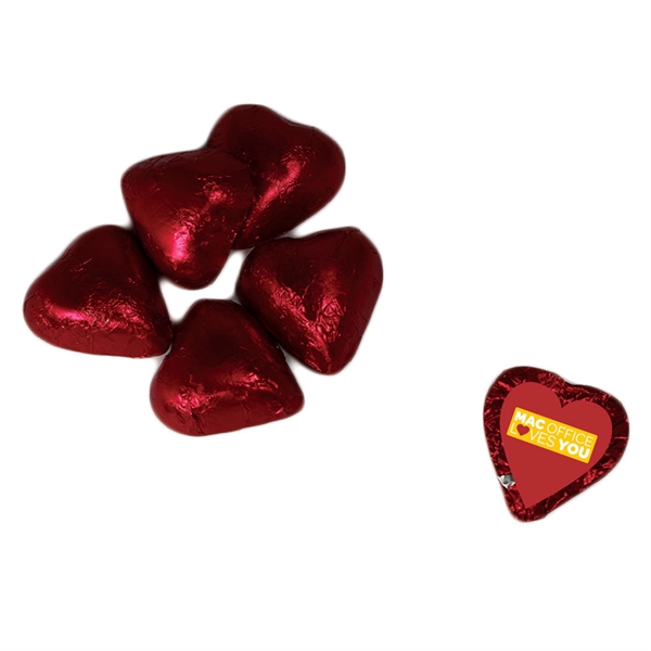 Individually Wrapped Chocolate Hearts - Individually Wrapped Chocolate Hearts - Image 0 of 3
