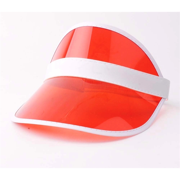 Sun Protection PVC Visor Cap - Sun Protection PVC Visor Cap - Image 1 of 6