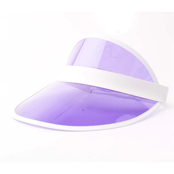 Sun Protection PVC Visor Cap - Sun Protection PVC Visor Cap - Image 4 of 6