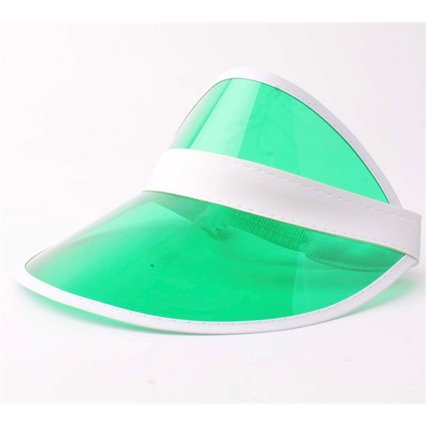 Sun Protection PVC Visor Cap - Sun Protection PVC Visor Cap - Image 5 of 6