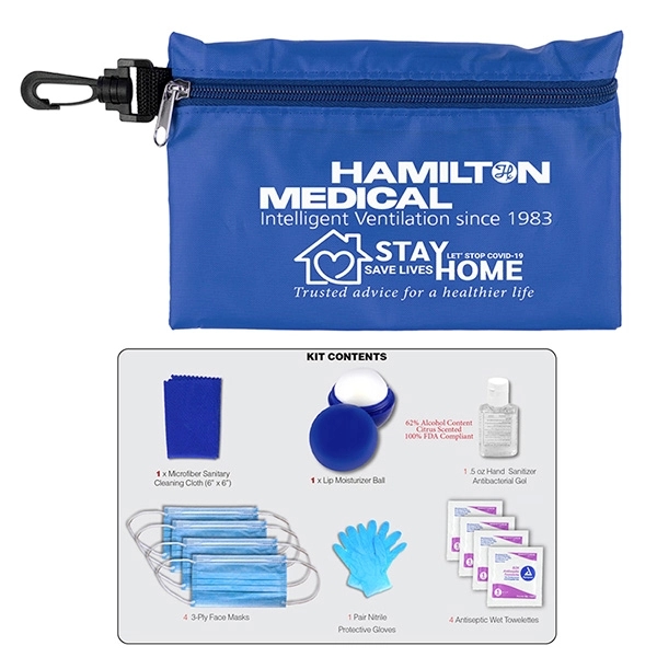 Ariel 12 Piece First Aid Safety Kit in Zipper Pouch with - Ariel 12 Piece First Aid Safety Kit in Zipper Pouch with - Image 3 of 20