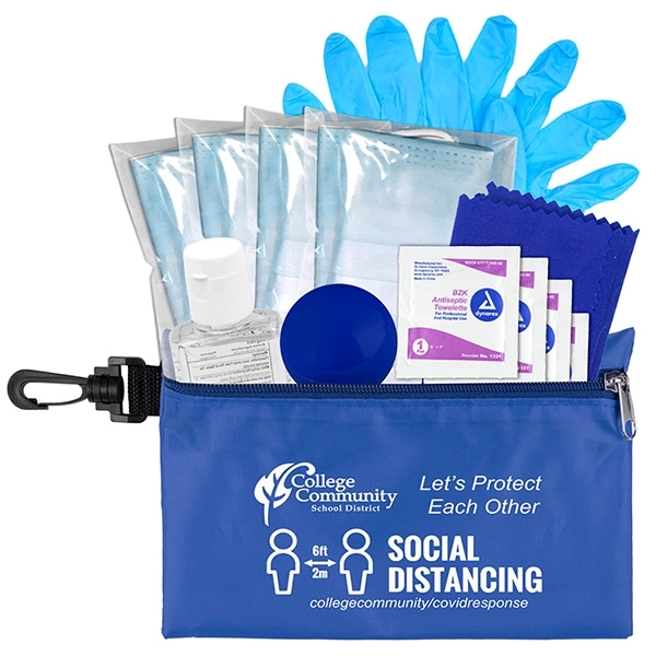 Ariel 12 Piece First Aid Safety Kit in Zipper Pouch with - Ariel 12 Piece First Aid Safety Kit in Zipper Pouch with - Image 7 of 20