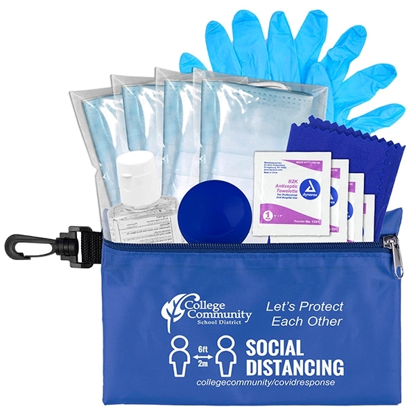 Ariel 12 Piece First Aid Safety Kit in Zipper Pouch with - Ariel 12 Piece First Aid Safety Kit in Zipper Pouch with - Image 8 of 20