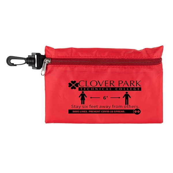 Ariel 12 Piece First Aid Safety Kit in Zipper Pouch with - Ariel 12 Piece First Aid Safety Kit in Zipper Pouch with - Image 13 of 20